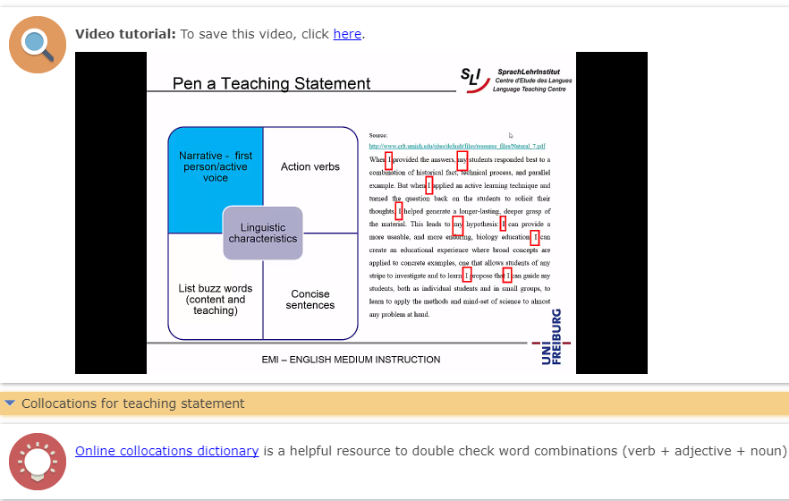 E-modules to hone your communicative skills for teaching in English