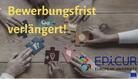 EPICUR bietet Exchange Programme für Promovierende und Studierende im Zeitraum von Februar – Juni/Juli 2022 an. Die Bewerbungsfristen enden am 30. September bzw. am 07. Oktober 2021